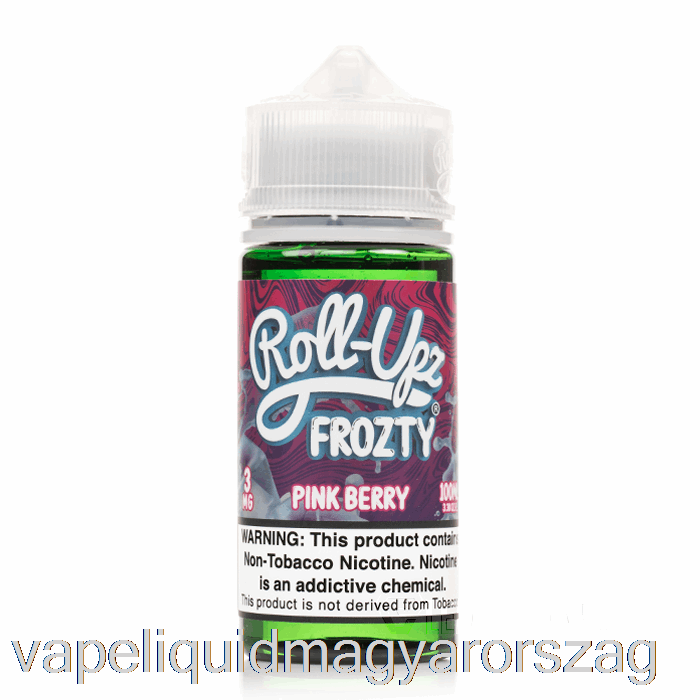 Rózsaszín Bogyós Jég - Juice Roll-upz - 100ml 6mg Vape Toll